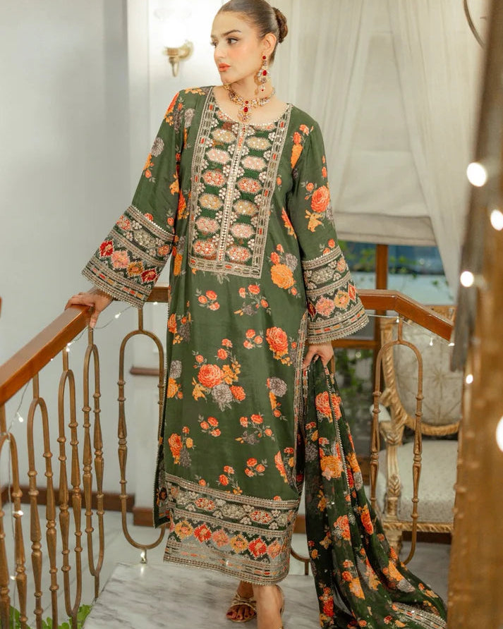 Shamoz Embroided 3 Piece