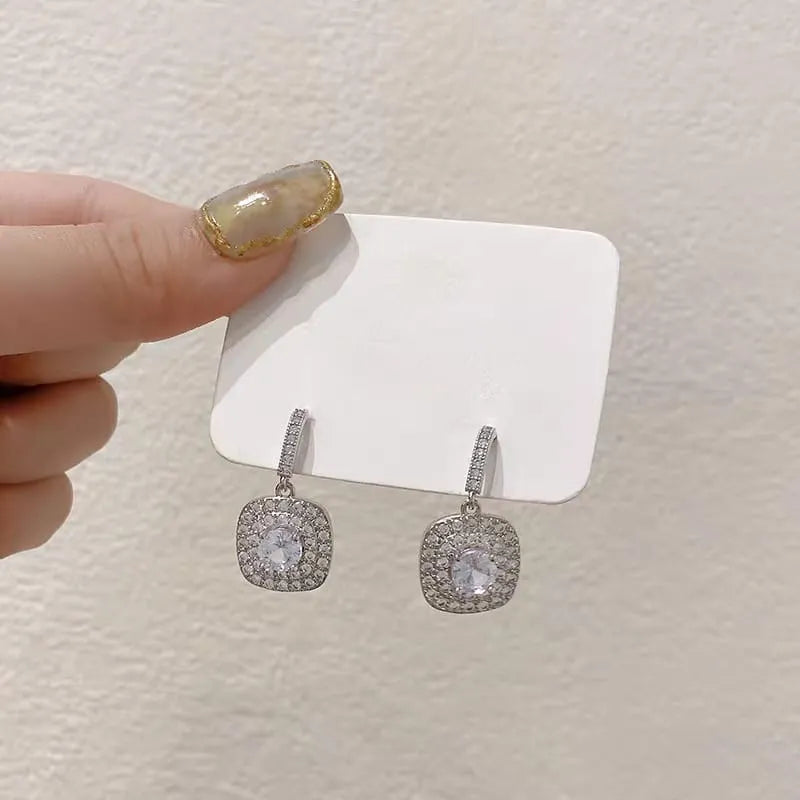 Square_Drop_Silver_Earings