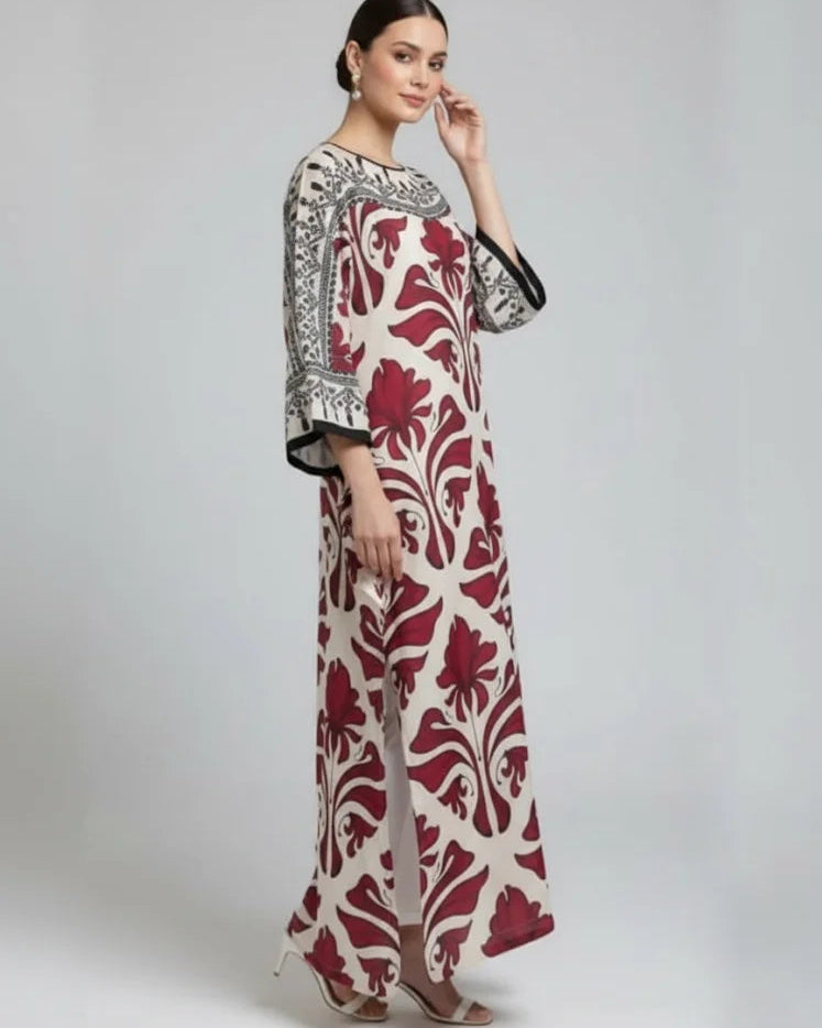 Raven Bloom Stitched 2-Piece